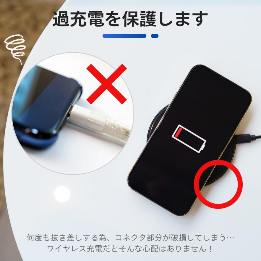 スマホ 充電 器 置くだけ ワイヤレス 充電器 iPhone 13 11 15W 車 QI2