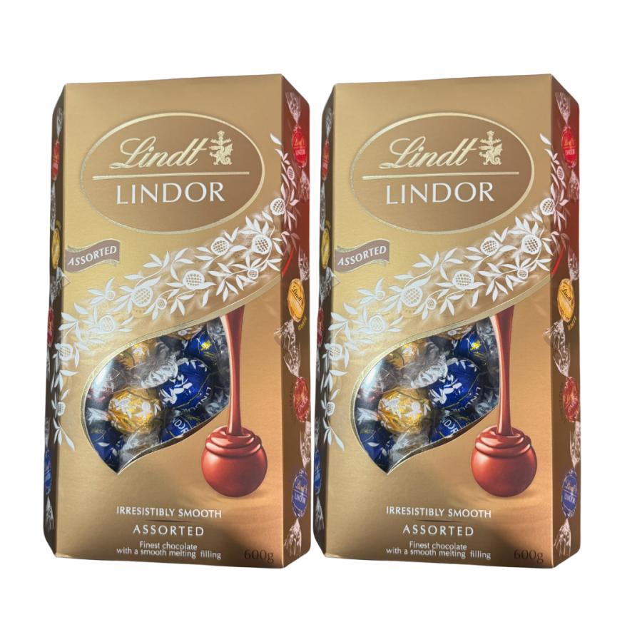 LINDOR リンツ リンドール ゴールド 4種アソート 敬老の日 600g 2箱