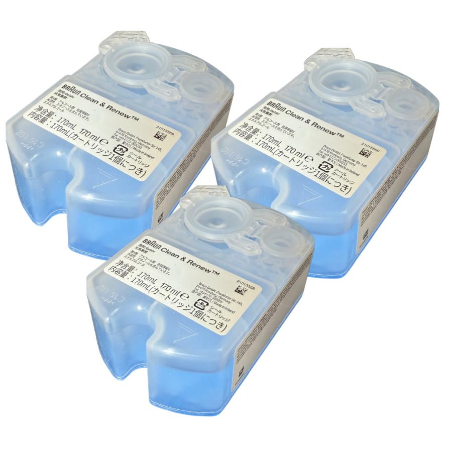 BRAUN（ブラウン） クリーン＆リニュー専用 洗浄液カートリッジ CCR3CR