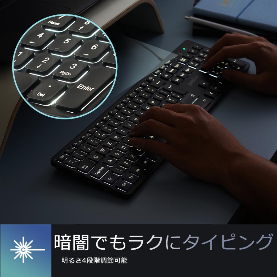 ペリックス PERIBOARD-331 バックライトキーボード 薄型