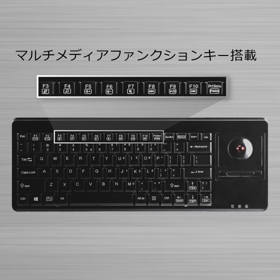 ペリックス（Perixx） キーボード トラックボール 搭載 有線