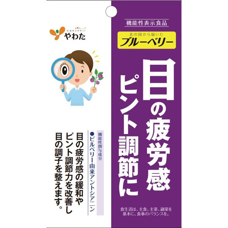 送料無料 定形外郵便 やわた 北の国から届いたブルーベリー 30粒 機能性表示食品 Yawatablueberry 1 ペルルアルファショップ 通販 Yahoo ショッピング