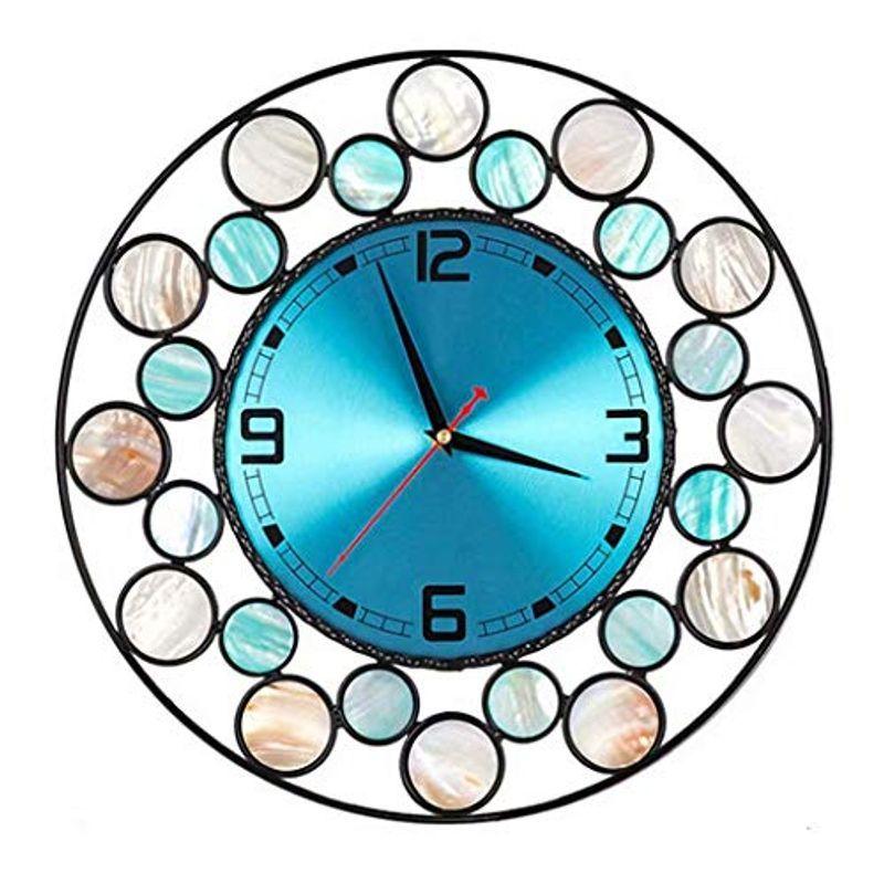 公式 特価 の貝殻 北欧 アイアン 北欧 大型 壁掛け時計 クロック 高級感 時計 スイープムーブメント 豪華 壁掛け 豪華 静音 おしゃれ 高級感 ウォールクロック 現代 人気急増中の