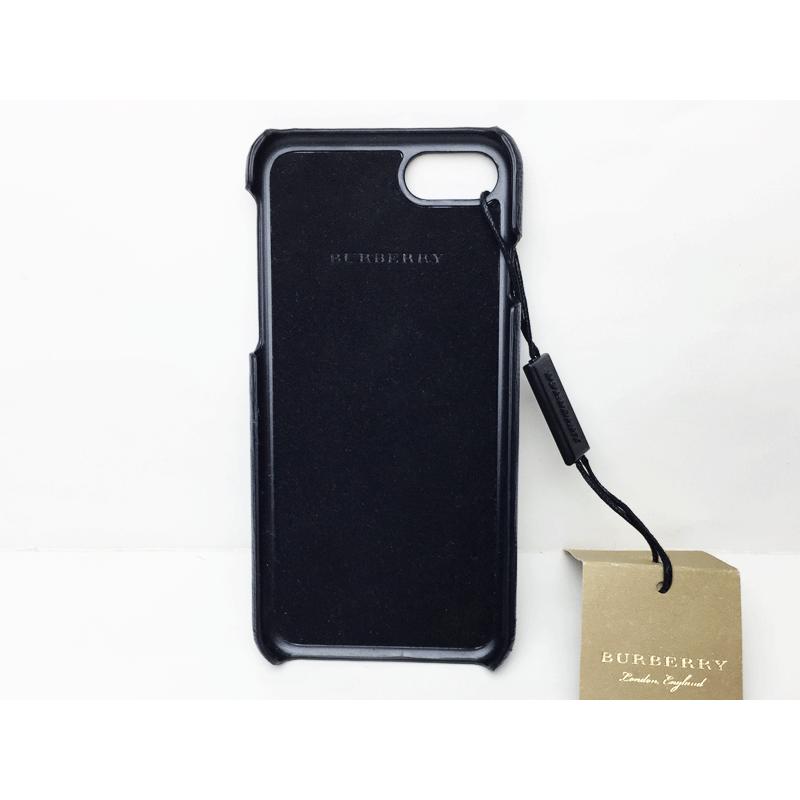 Burberry バーバリー アイフォン7カバー Ms Rufus Lln Dark Navy ロゴ入りダークネイビー系レザーカードポケット付き Iphone7s カバー Bls 003 ペルレイ 通販 Yahoo ショッピング