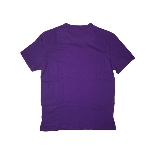 ルコック スポルティフ LE COQ SPORTIF Tシャツ 1711588 Violet ロゴマークプリント入り バイオレット パープル系 コットン メンズ 半袖 Tシャツ｜perlei｜03