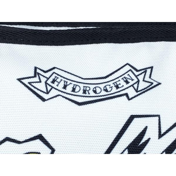 HYDROGEN ハイドロゲン 303900 WHITE TATTOO TOTE BAG ロゴ入り HYDROGEN ハイドロゲン 303900 WHITE TATTOO TOTE BAG ロゴ入り