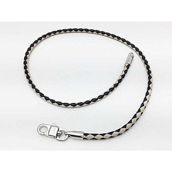 Bally（バリー） ブレスレット STABBIO SA.B 104 BLACK IVORY ロゴ入り 