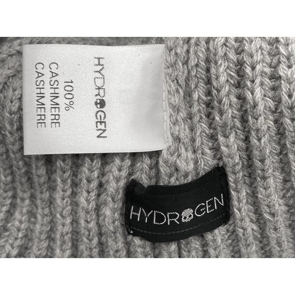 HYDROGEN ハイドロゲン 273200 399 MIDIUM GREY スカル絵柄ワッペン  