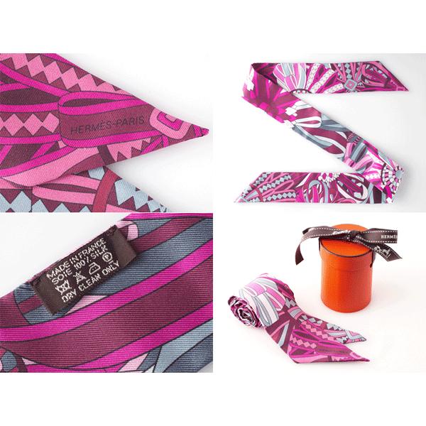 HERMES（エルメス） 062683 S18 LES FLOTS DU CHEVAL TWILLY SCARF