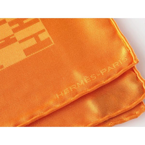 HERMES エルメス 050575 T69 FACONNEE GRAND H POCKET SQUARE HERMES エルメス 050575 T69 FACONNEE GRAND H POCKET SQUARE