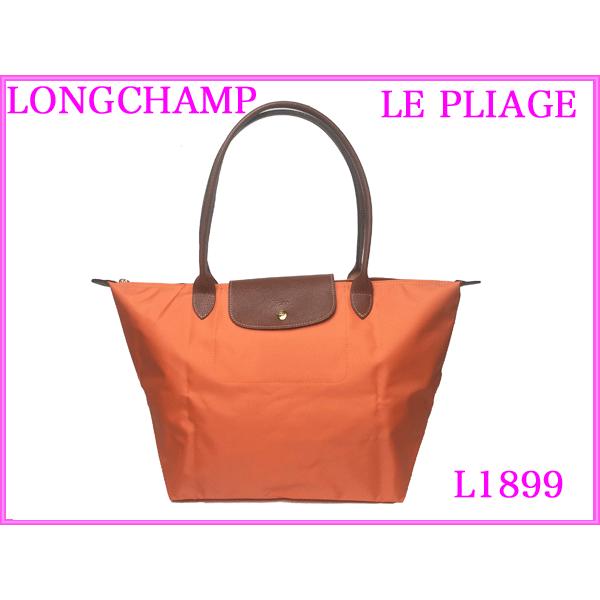 LONGCHAMP ロンシャン L1899 089 OB017 LE PLIAGE ル プリアージュ オレンジ系 ナイロン 折りたたみ ビッグ トートバッグ ショッピングバッグ L｜perlei