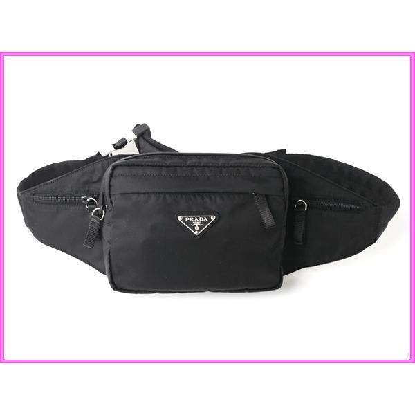 PRADA プラダ V210 NERO TESSUTO MONTAGN ロゴプレート付き PRADA プラダ V210 NERO TESSUTO MONTAGN ロゴプレート付き