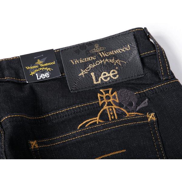 Vivienne Westwood X Lee ヴィヴィアンウエストウッド X リー LV49IGCD ANGLOMANIA アングロマニア コラボレーション ブラック デニム スキニー ジーンズ｜perlei｜03