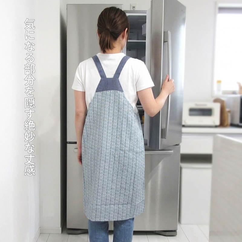 エプロン 母の日 プレゼント 実用的 夏用 涼しい かぶるだけ おしゃれ