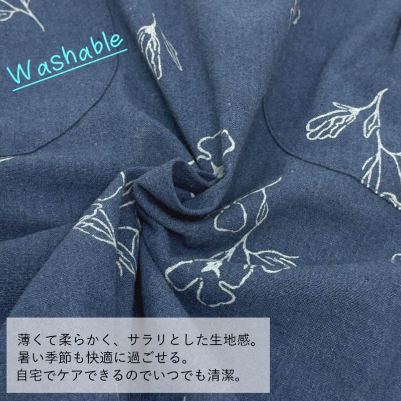 涼しいエプロン かぶるだけ ショート丈 夏 夏用 かぶり 薄手 おしゃれ