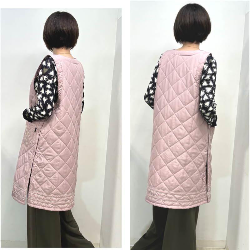 あったかエプロン 中綿 キルティング エプロン 暖かいエプロン 冬 秋