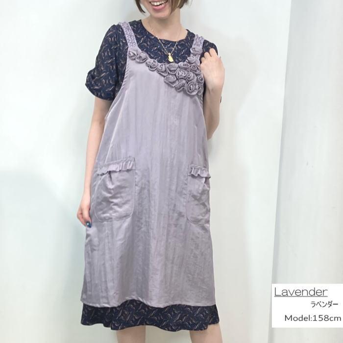 エプロン おしゃれ ナイロン 撥水 チュニックエプロン かぶるだけ