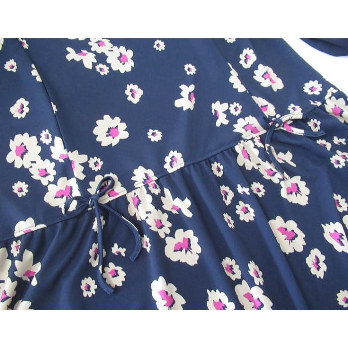 専用です　秋色　花柄チュニック➕セット 日本製 ふくれジャガード 花柄 チュニック レディース 春 秋