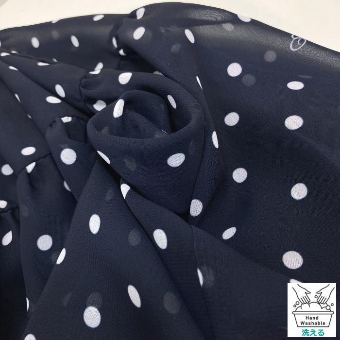 エクラタン eclatan スカート ひざ丈 春 ドット柄スカート 膝丈