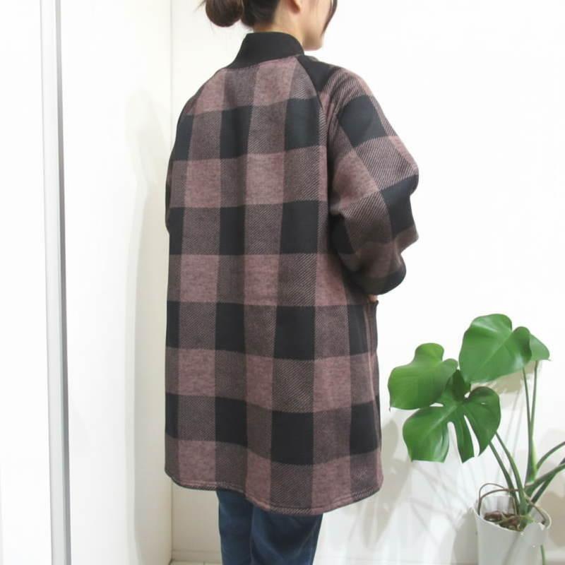 割烹着 冬 冬用 暖かい おしゃれ 裏起毛 スモック かっぽう着 エプロン