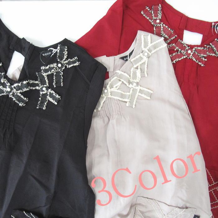 割烹着 おしゃれ かっぽう着 ナイロン エプロン スモック チュニック