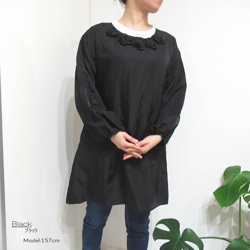 割烹着 おしゃれ かっぽう着 ナイロン かっぽうぎ スモックタイプ