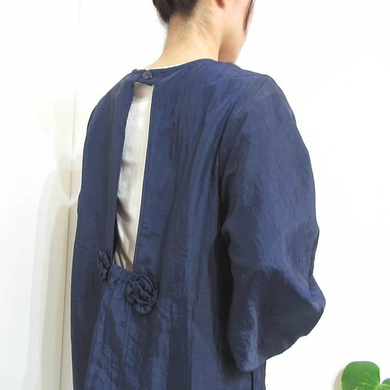 割烹着 おしゃれ かっぽう着 ナイロン かっぽうぎ スモックタイプ