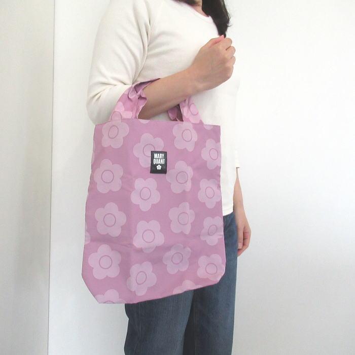MARY QUANT マリークヮント エコバッグ ファスナー付き バッグ MARY QUANT マリークヮント エコバッグ ファスナー付き バッグ