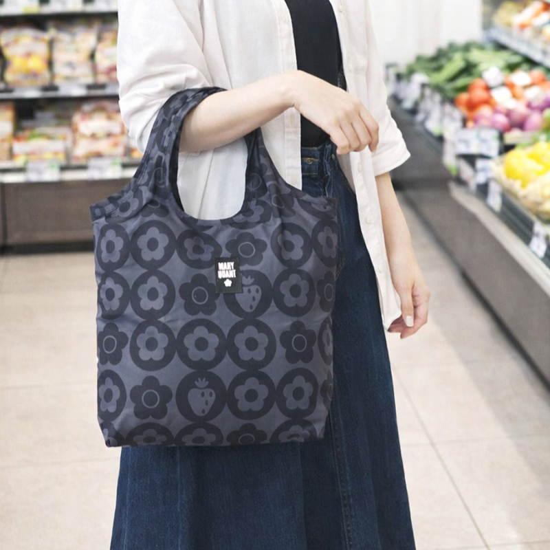 極美品✨マリークワント　トートバッグ　総柄 MARY QUANT（マリークヮント） マリークワント エコバッグ 洗える