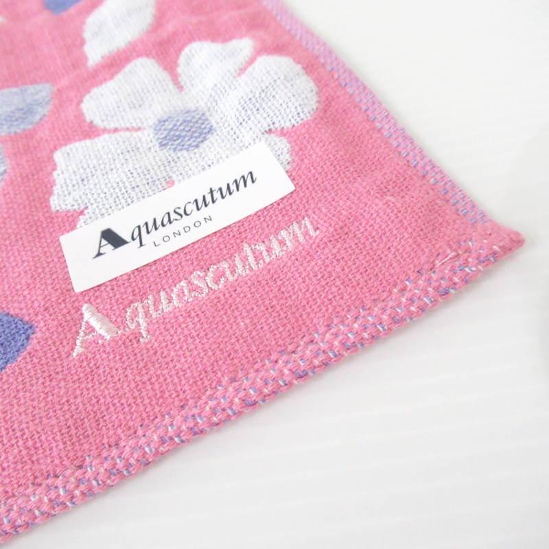 Aquascutum（アクアスキュータム） ハンカチ ハンドタオル レディース
