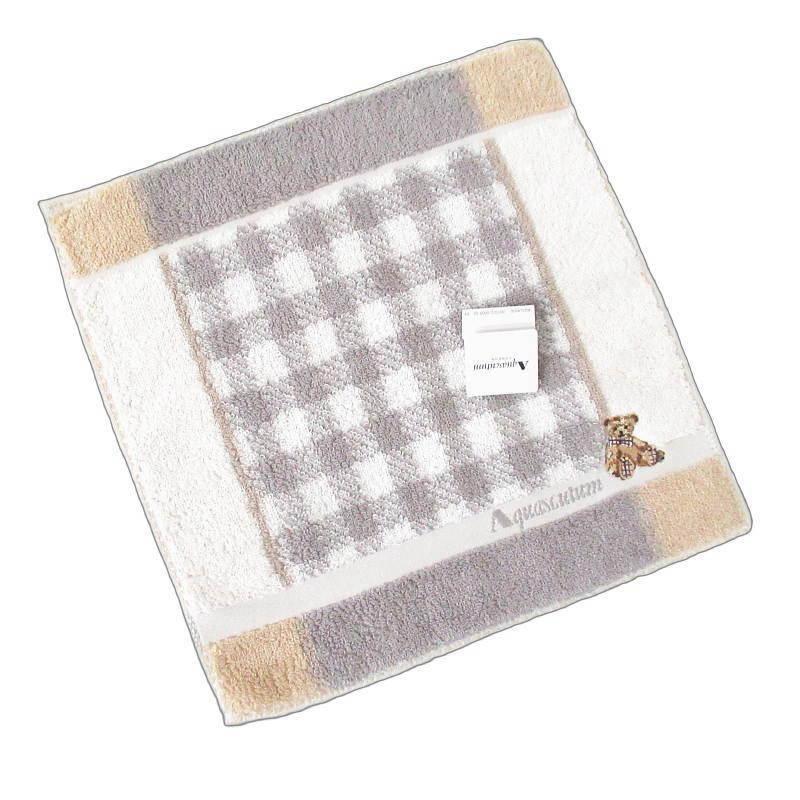 Aquascutum（アクアスキュータム） ハンカチ ハンドタオル クマ