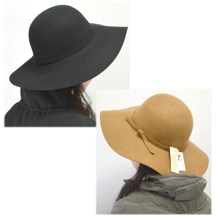 帽子 ハット Mサイズ レディース ママ 紫外線対策 防寒 秋 冬 旅行 リボン ギフト ミセス つば広 おしゃれ 毛100 80 27 80 27 Perle Un Peu ペルルアンプー 通販 Yahoo ショッピング