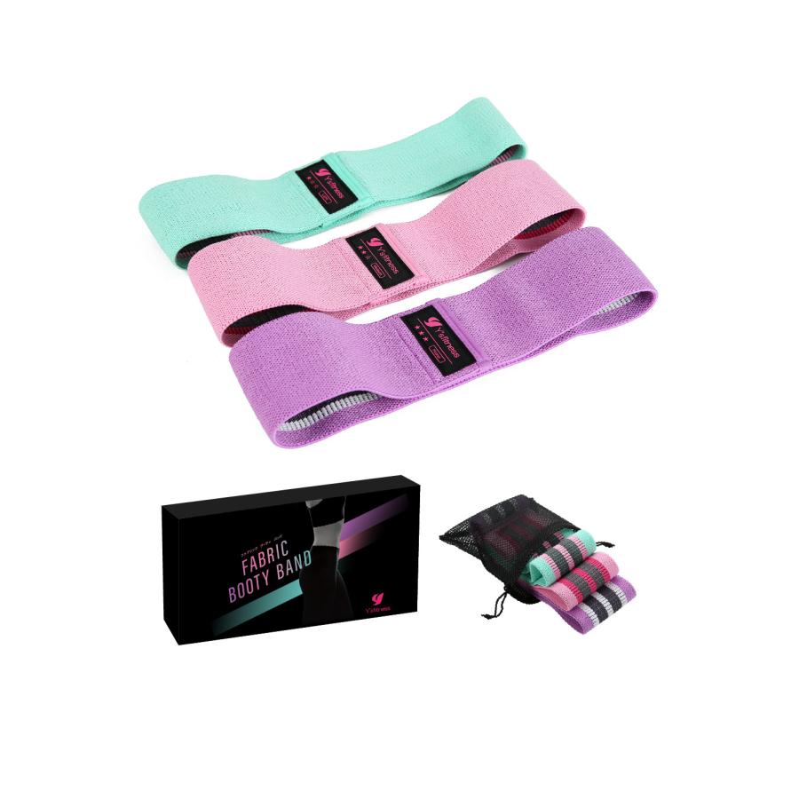Ysfitness トレーニングチューブ レジスタンスバンド ストレッチバンド エクササイズバンド 収納袋付き 強度別3本セット 筋トレ チューブ 両面ライナー 美尻 |  | 07