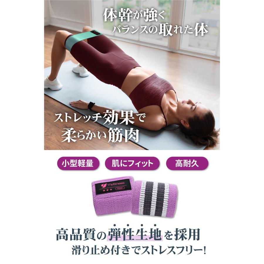 Ysfitness トレーニングチューブ レジスタンスバンド ストレッチバンド エクササイズバンド 収納袋付き 強度別3本セット 筋トレ チューブ 両面ライナー 美尻 |  | 02