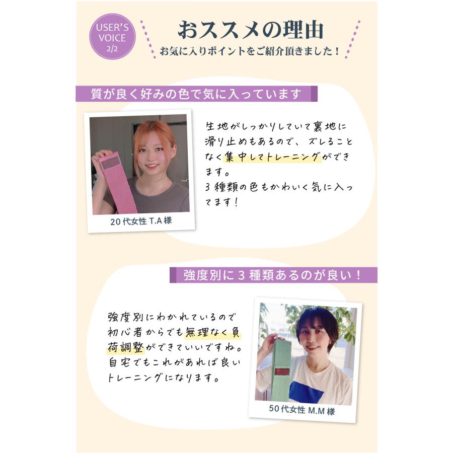 Ysfitness トレーニングチューブ レジスタンスバンド ストレッチバンド エクササイズバンド 収納袋付き 強度別3本セット 筋トレ チューブ 両面ライナー 美尻 |  | 04