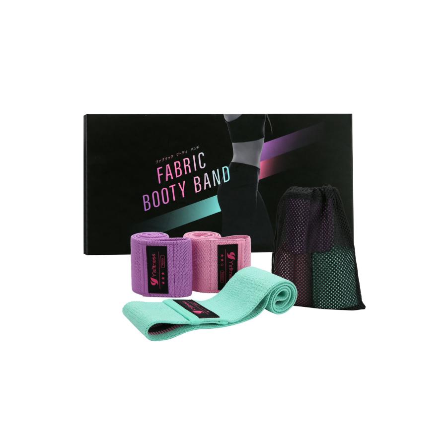 Ysfitness トレーニングチューブ レジスタンスバンド ストレッチバンド エクササイズバンド 収納袋付き 強度別3本セット 筋トレ チューブ 両面ライナー 美尻 |  | 06