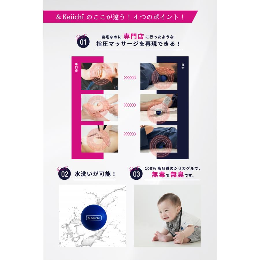 &Keiichi マッサージボール2個セット |  | 03