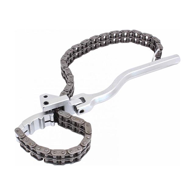 オイルフィルターレンチ チェーン式 対応サイズ 60〜160mm 強力ダブルチェーン 普通車〜大型車 大型トラック対応 オイルフィルター外し エレメント外し 工具 |  | 01