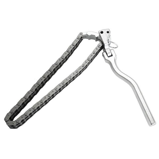 オイルフィルターレンチ チェーン式 対応サイズ 60〜160mm 強力ダブルチェーン 普通車〜大型車 大型トラック対応 オイルフィルター外し エレメント外し 工具 |  | 02
