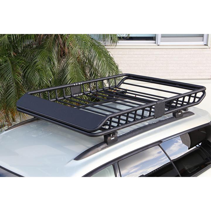ルーフマウント カーゴラック アルミ製 マットブラック 黒 ルーフ