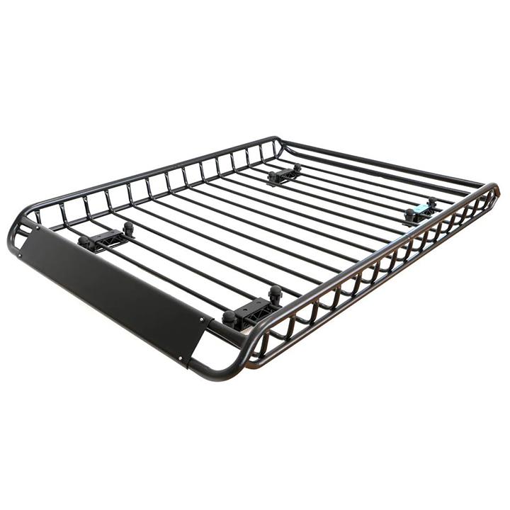 ルーフマウント カーゴラック 鉄製 ブラック 黒 ルーフラック ルーフ