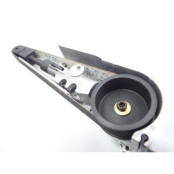 エアベルトサンダー 10mm 20mm 2台セット 替えベルト付き 角度 エアベルトサンダー 10mm 20mm 2台セット 替えベルト付き 角度