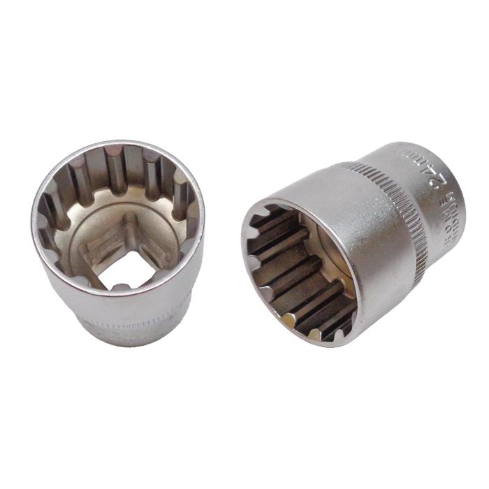 スプラインソケット セット 16pc マルチソケット インチサイズ ミリ