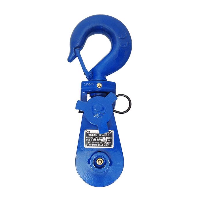 スナッチブロック 3トン ブロック滑車 フック式 スイベルタイプ レッカー車 積載車 セルフローダー トラック レッカー用品 Snatch Block 3t |  | 01