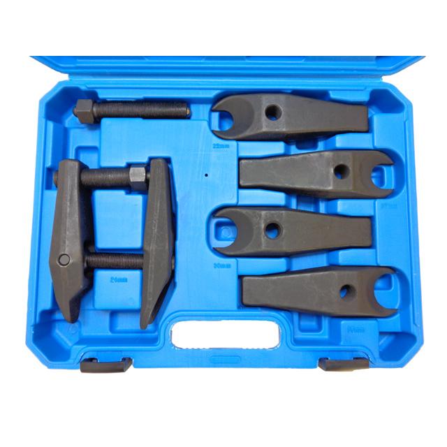 タイロッドエンドプーラー タイロッドエンドリフター セット 組換え可能 高荷重モデル ボールジョイント プーラー セパレーター リムーバー 爪 5種類 入れ替え |  | 01