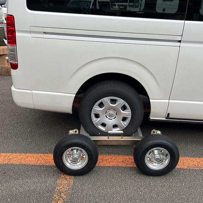 SSドーリー 4.80-8C ジャパン仕様 普通車 軽自動車 乗用車 故障車 搬送 ドーリー 車両移動 レッカー車 レッカー用品 ロードサービス レッカードーリー 新品未使 |  | 10