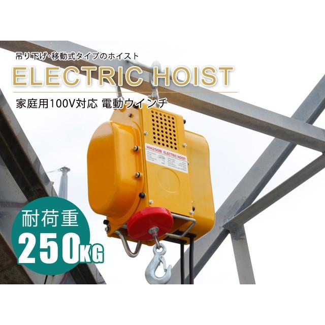 電動ウインチ 家庭用100V対応 強力小型ホイスト 50Hz 最大能力 電動ウインチ 家庭用100V対応 強力小型ホイスト 50Hz 最大能力