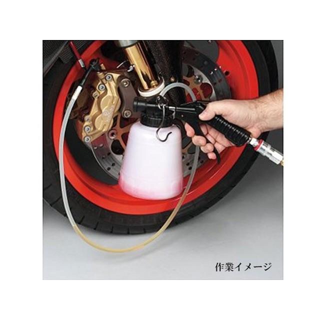 エアーワンマンブレーキブリーダーキット 0.7L ブレーキ エアー抜き 工具 エアー式ワンマンブリーディングセット 自動車 バイク オートバイ オイル交換 |  | 03