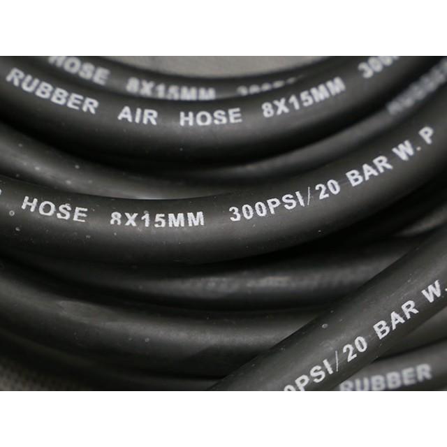 エアホース 10M クイックカプラー付 内径8mm 外径15mm 20kgf/cm 業務用 プロタイヤショップ エアーコンプレッサー アクセサリー エアーツール |  | 02