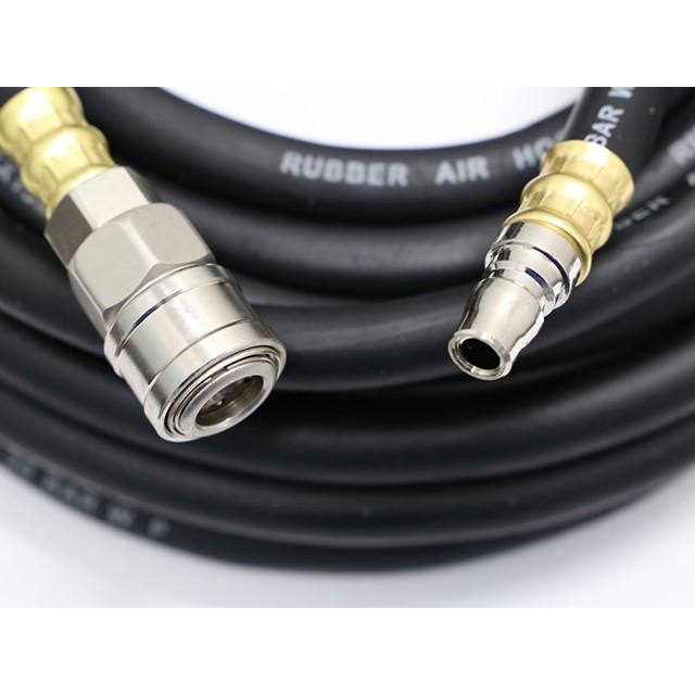 エアホース 15M クイックカプラー付 内径10mm 外径17mm 20kgf/cm 業務用 プロタイヤショップ エアーコンプレッサー アクセサリー |  | 01